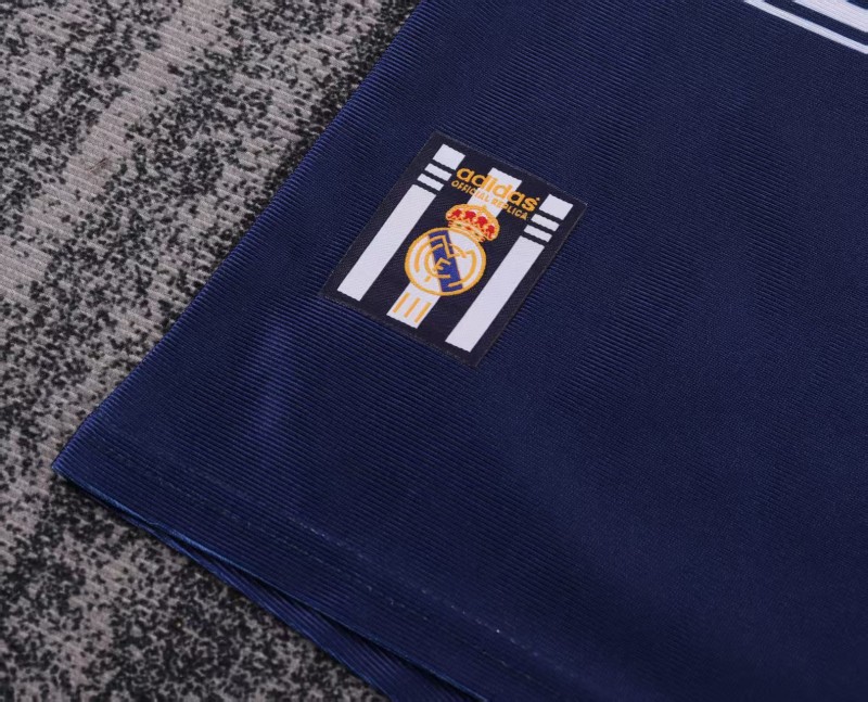 Retro Kids 98/99 Real Madrid Away Navy Jersey
