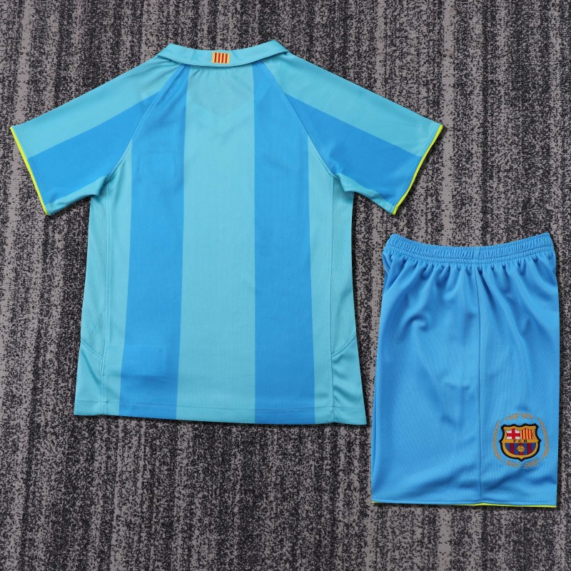 Retro Kids 07/08 FC Barcelona Away Jersey