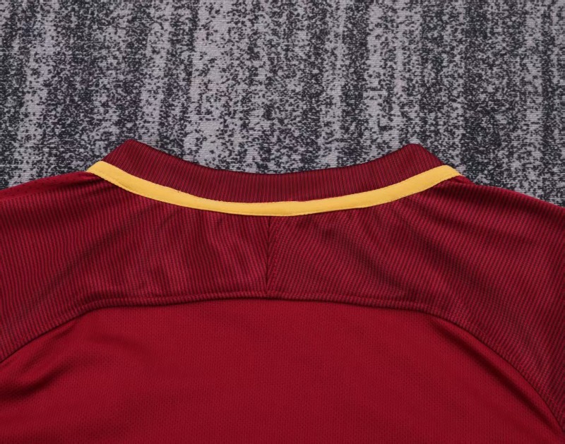 Retro Kids 17/18  AS Roma Home Jersey