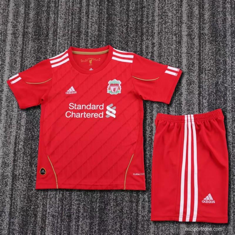 Retro Kids 2010 Liverpool Home Jersey