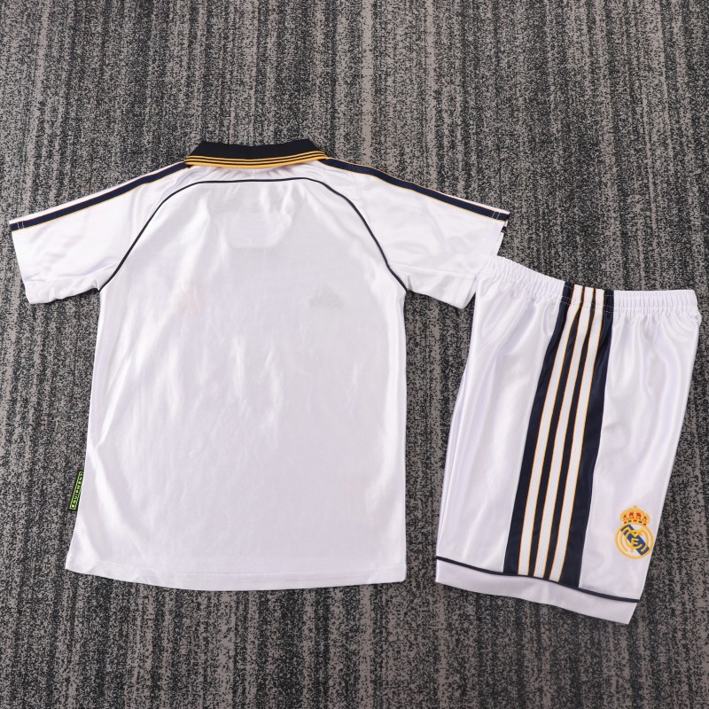 Retro Kids 98/00 Real Madrid Home Jersey