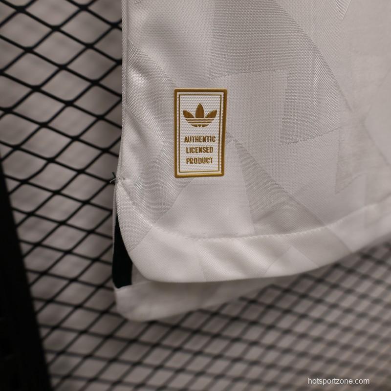 Player Version 2026 Womens Mexico Away White with Geometric Diamond Texture Jersey