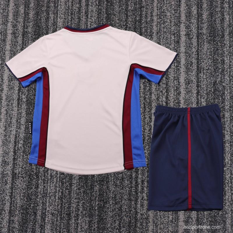 Retro Kids 98/99 Barcelona Away Jersey
