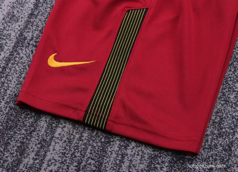 Retro Kids 17/18  AS Roma Home Jersey