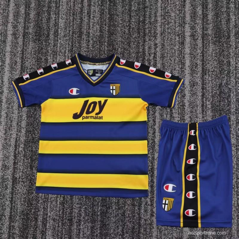 Retro Kids 01/02 Parma Home Jersey