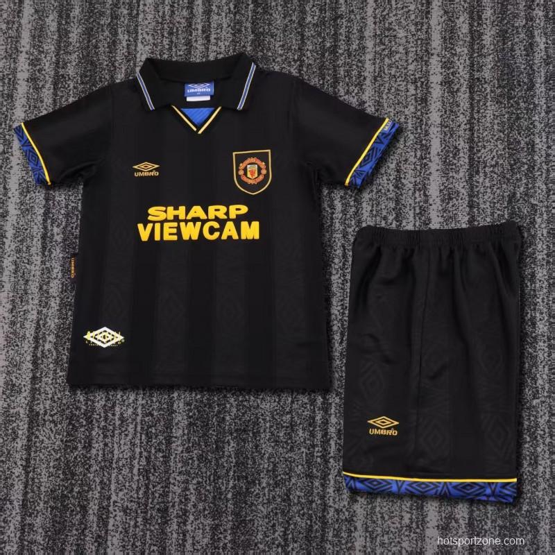 Retro Kids 93/94 Manchester United Away Jersey