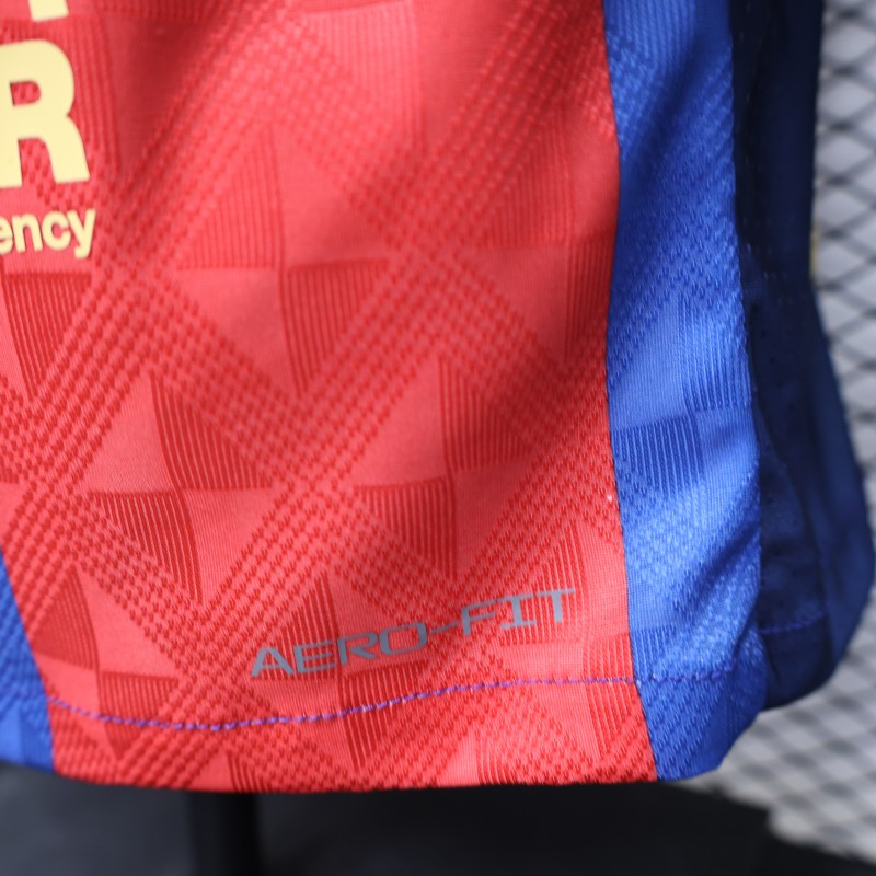 Player Version 26/27 FC Barcelona Home Red Blue  Stripe Jersey