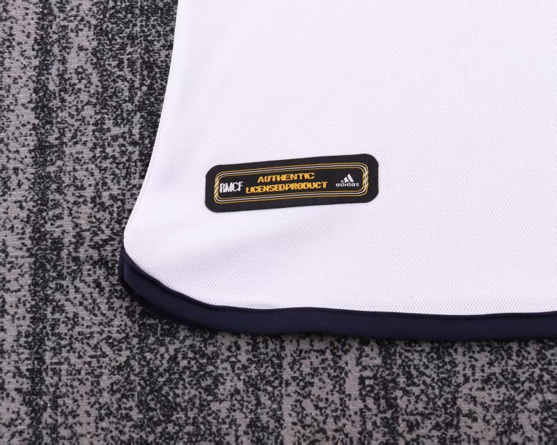 Retro Kids 00/01 Real Madrid Home Jersey