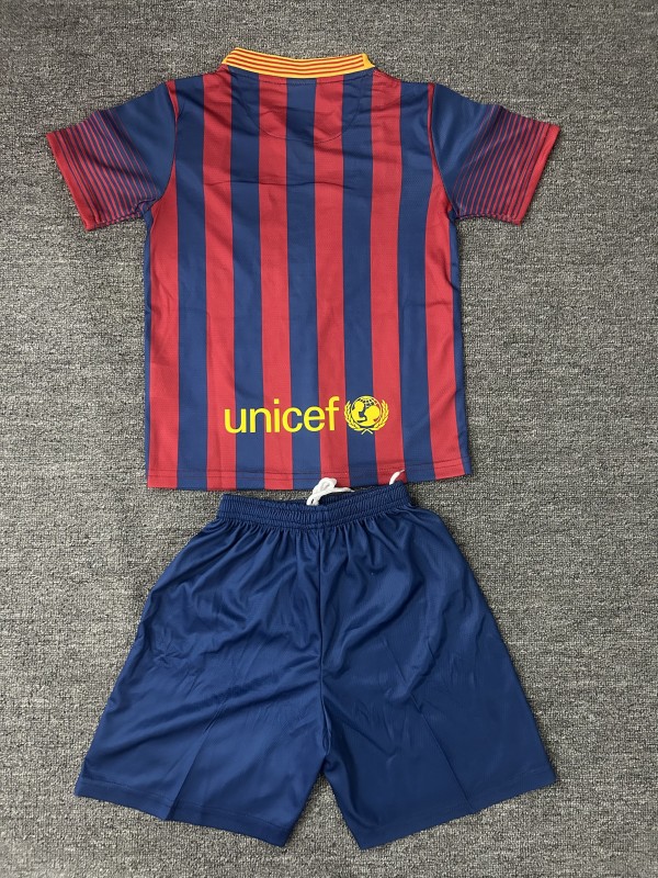 Retro Kids 13/14 FC Barcelona Home Jersey