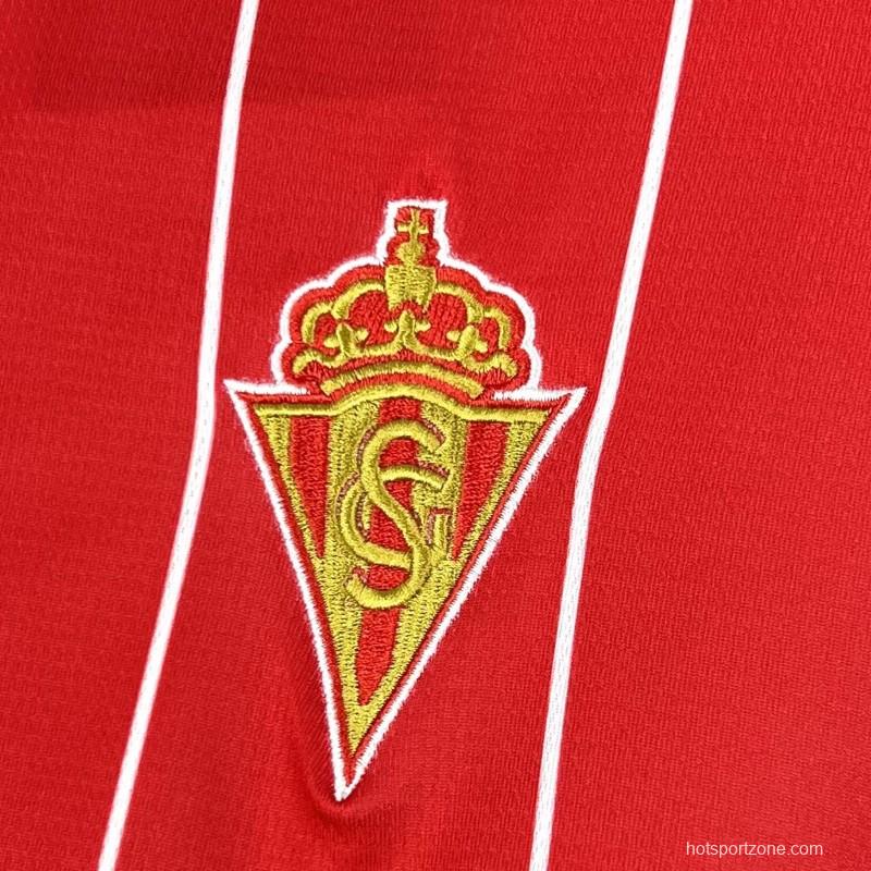 2025/26 Mens Sporting De Gijón Rrtro Jersey
