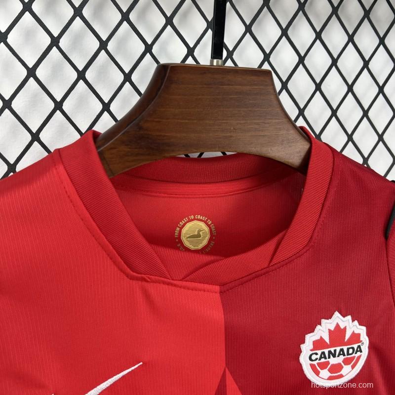 2026 Kids Canada World Cup Home Kit
