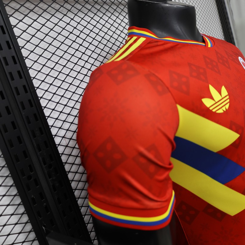 Player Version 2026 Colombia Special Edition  Away Red Jersey