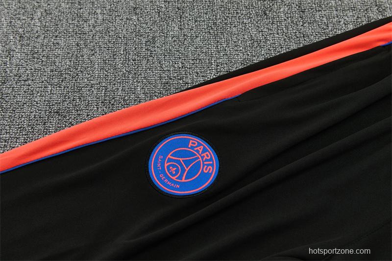 Player Version 26/27 Paris Black Half Zipper Jacket+Long Pants