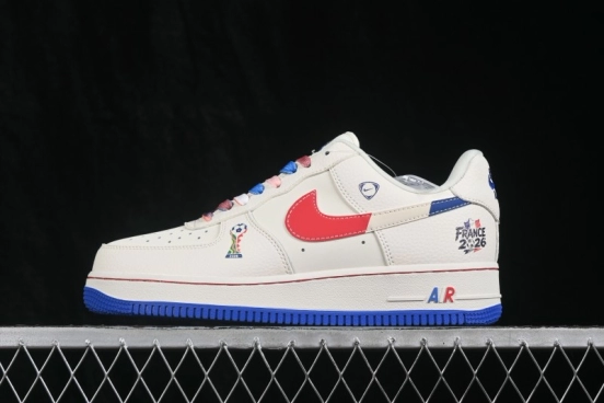 Nike Air Force 1 '07 Low World Cup Theme Casual Basketball Shoes with Full-Length Air Cushion - DW8806-015