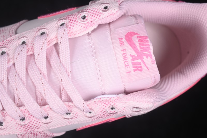 Nike Air Force 1 '07 Low Snake Print Pink Casual Sneakers - IR1974-663