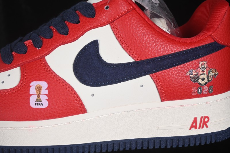 Nike Air Force 1 '07 Low World Cup Theme Casual Basketball Shoes with Full-Length Air Cushion - DW8806-016