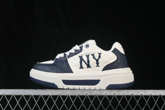 MLB Chunky Curve Liner New York Yankees Thick Sole Casual Running Shoes - 3ASXM066N50NYS