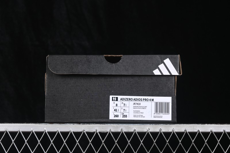 Adidas Adizero Adios 4 Lightweight Breathable Low-Top Running Shoes - JR7410