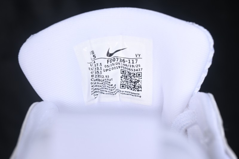 Nike V2K Run Retro Low-Top Running Shoes with Cushlon Foam and Anti-Slip Traction - FD0736-115