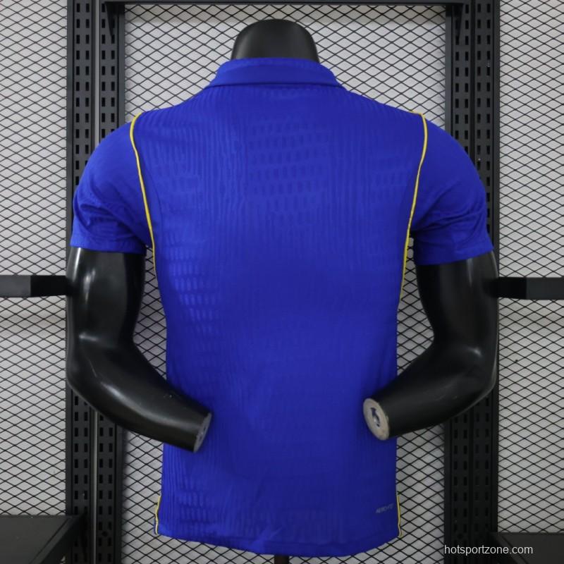 layer Version 26/27 Chelsea FC Royal Blue Polo Collar Home Jersey