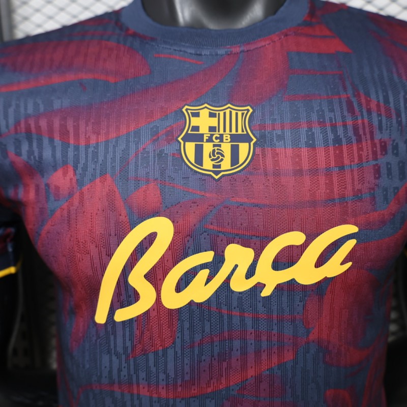 Player Version 26/27 FC Barcelona Navy Blue & Red  Special Edition Jersey