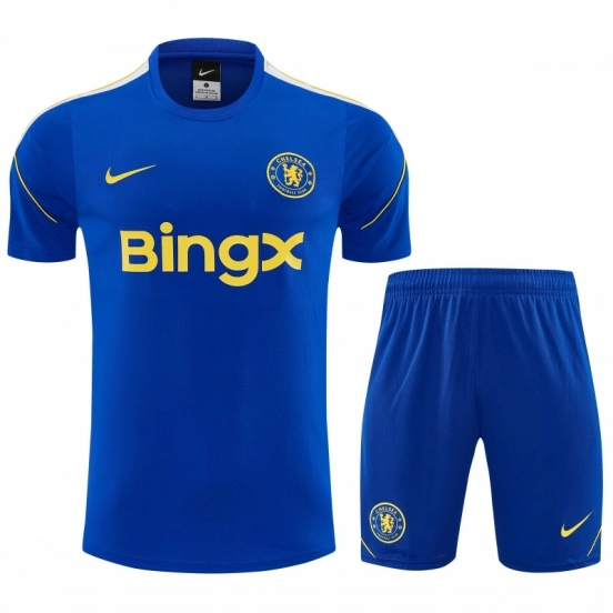 26/27 Chelsea Blue Short Sleeve+Soccer Shorts