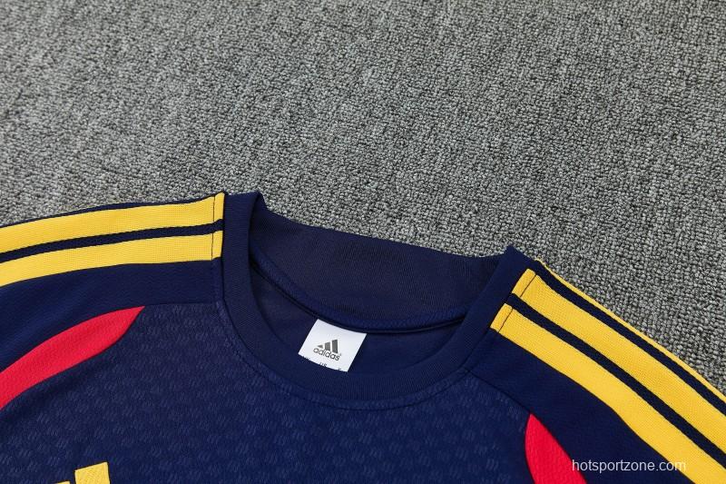 26/27 Arsenal  Navy Blue Short Sleeve+Soccer Shorts
