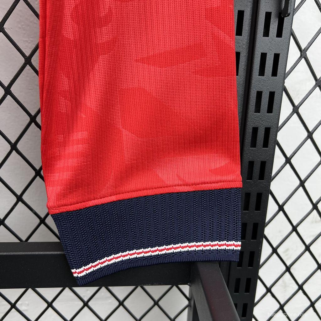 2026 Mens England World Cup Away Long Sleeve Jersey