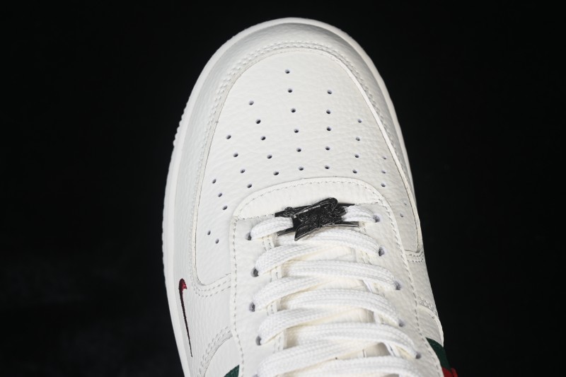 Nike Air Force 1 '07 Low Gucci Collaboration White/Red/Green Casual Sneakers - XY9025-015