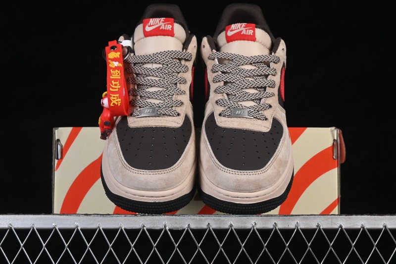 Nike Air Force 1 '07 Low Chinese New Year Limited Edition Light Khaki Casual Sneakers - XD0028-020