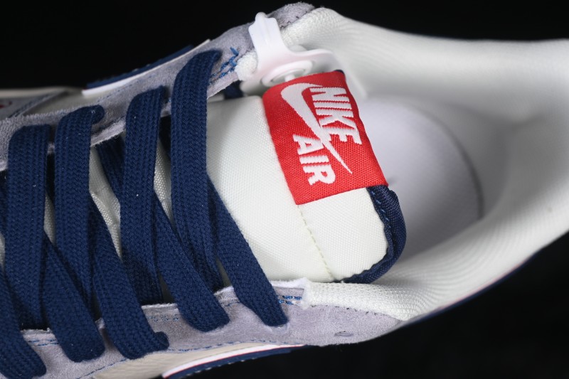 Nike Air Force 1 '07 Low Basketball Sneakers with Red and Blue Color Contrast - HT5088-625