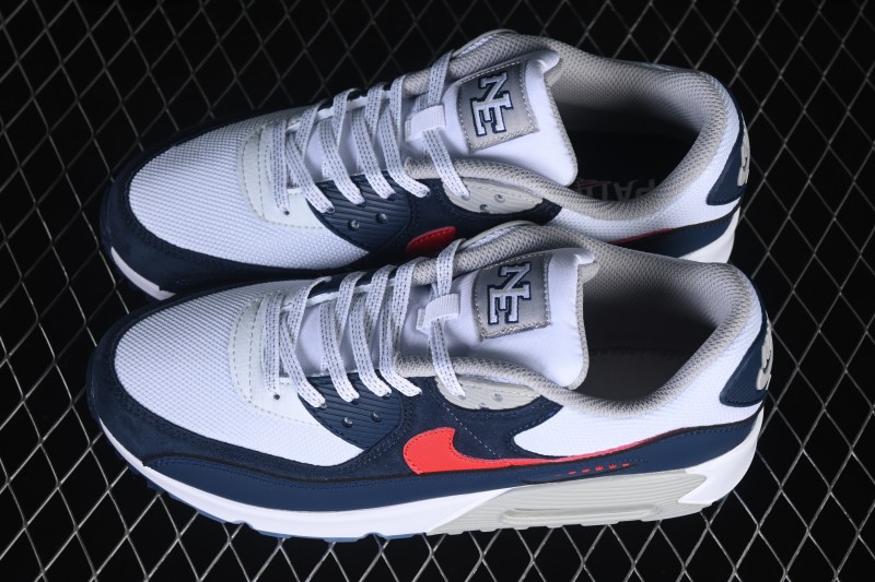 Nike Air Max 90 Retro Running Shoes with Visible Air Cushioning - II7591-100