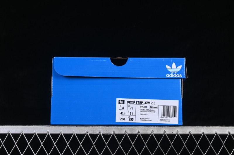 Adidas Originals Drop Step Low 2.0 Basketball-Inspired Campus Casual Skateboarding Shoes - JP5888