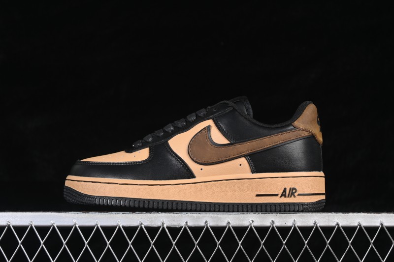 Nike Air Force 1 '07 Low Casual Sneakers with Premium Leather Upper - FB8878-200