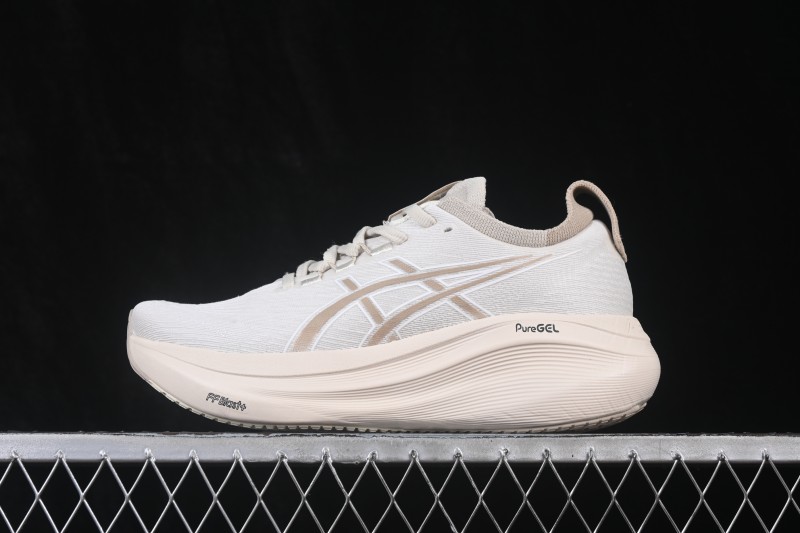 Asics Gel-Nimbus 27 Retro Breathable Cushioned Running Shoes for Men - 1011C096-200