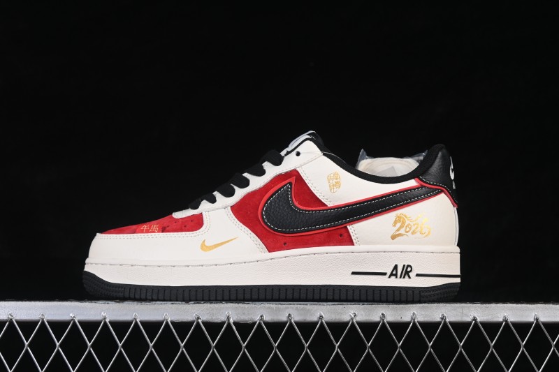 Nike Air Force 1 '07 Low Chinese New Year Year of the Horse Limited Edition Running Shoes with Full-Length Air Cushion - HT5088-616