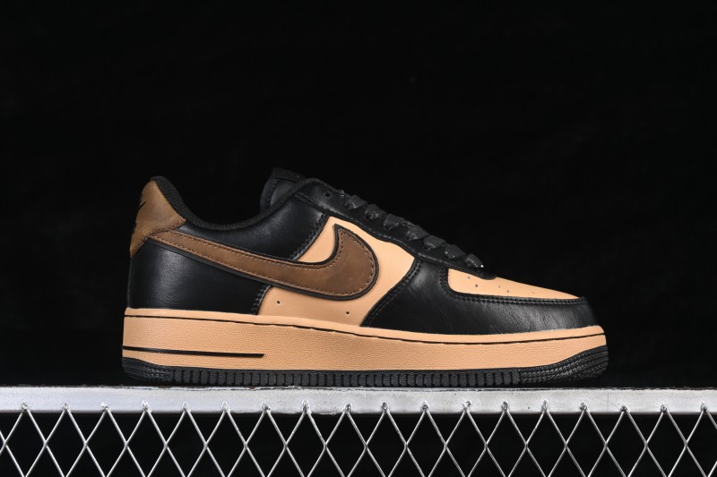 Nike Air Force 1 '07 Low Casual Sneakers with Premium Leather Upper - FB8878-200