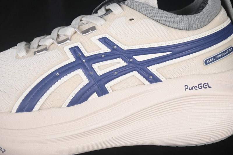 Asics Gel-Nimbus 27 Retro Breathable Cushioned Running Shoes for Men - 1011C028-200
