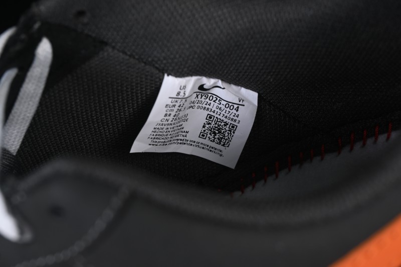 Nike Air Force 1 '07 Low Chinese New Year Edition Carbon Ash and Sunset Orange Casual Sneakers - XY9025-004