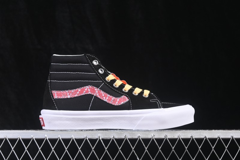 Vans Sk8-Hi Mid-Top Casual Skateboarding Shoes with Classic Sidestripe Design - VN000EGY618