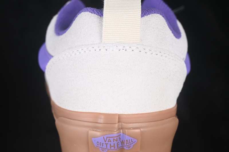 Vans Knu-Skool Low-Top Casual Skateboarding Shoes with Classic Jazz Stripes - VN000D6ZFTY