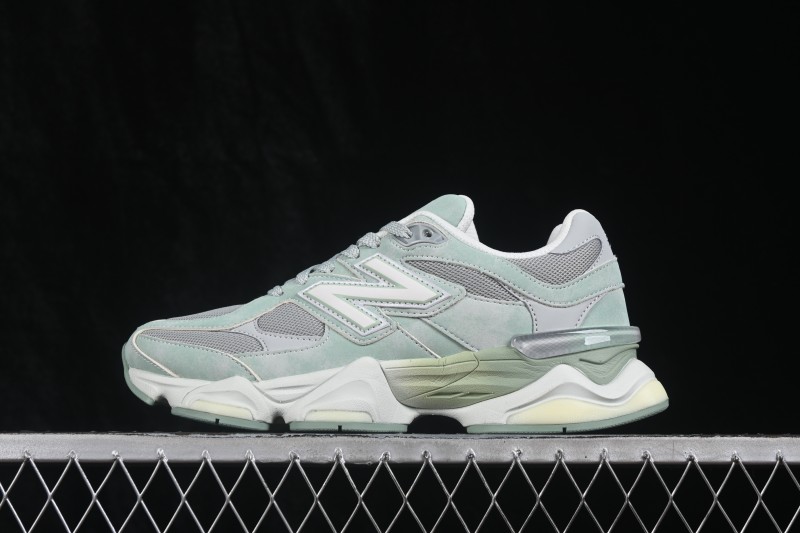New Balance 9060 Retro Running Shoes with ABZORB Cushioning and Suede Overlays - U90608Z4