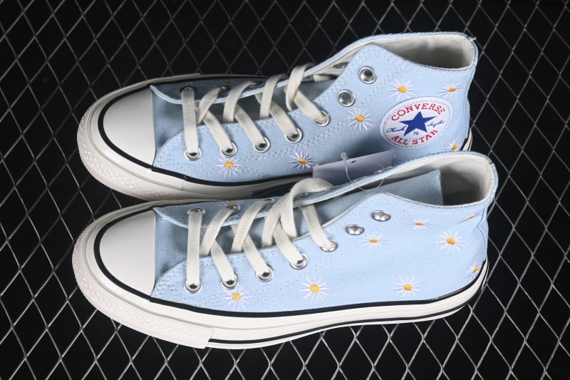 Converse 1970s High-Top Canvas Sneakers with Daisy Print - A16763C