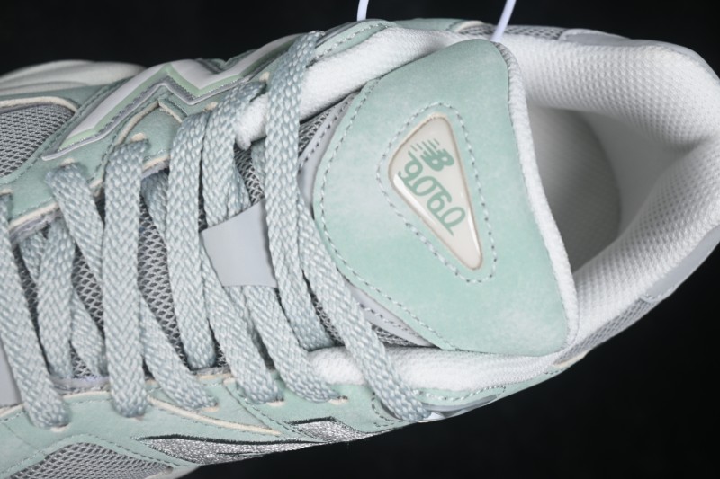 New Balance 9060 Retro Running Shoes with ABZORB Cushioning and Suede Overlays - U90608Z4