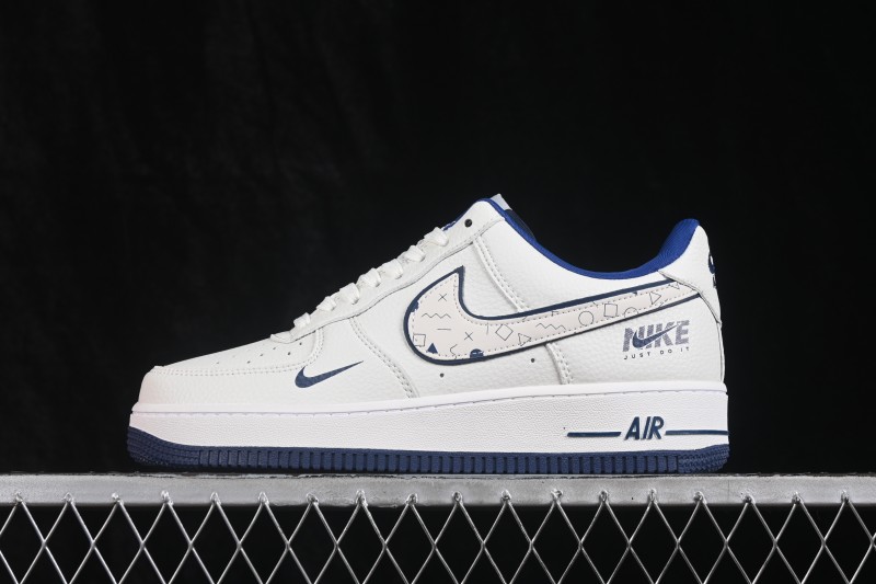 Nike Air Force 1 '07 Low Collaboration Casual Skateboarding Shoes with Full-Length Air Cushion - WY0655-112