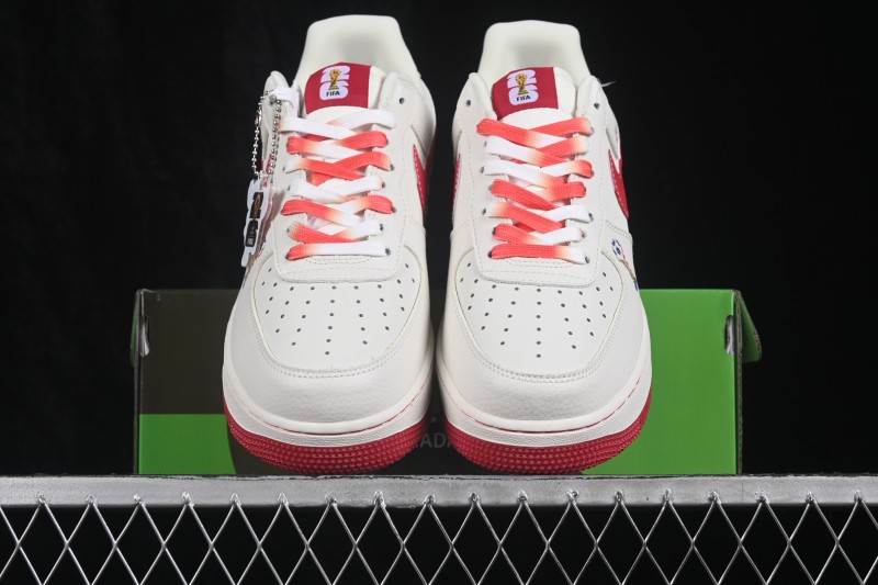 Nike Air Force 1 '07 Low World Cup Theme Air Force One Low-Top Casual Sneakers - DW8806-026