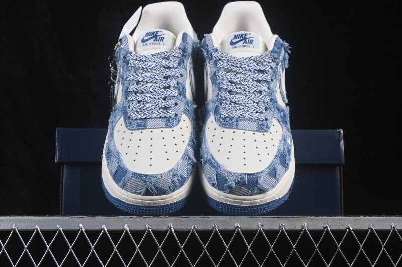 Nike Air Force 1'07 Low Collaboration Skateboarding Shoes with Full-Length Air Cushion - JL8888-002