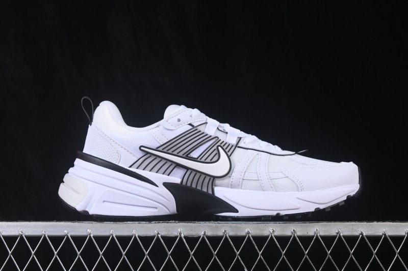 Nike V2K Run Retro Running Shoes with Cushlon Cushioning and Vintage Style - HF5342-100