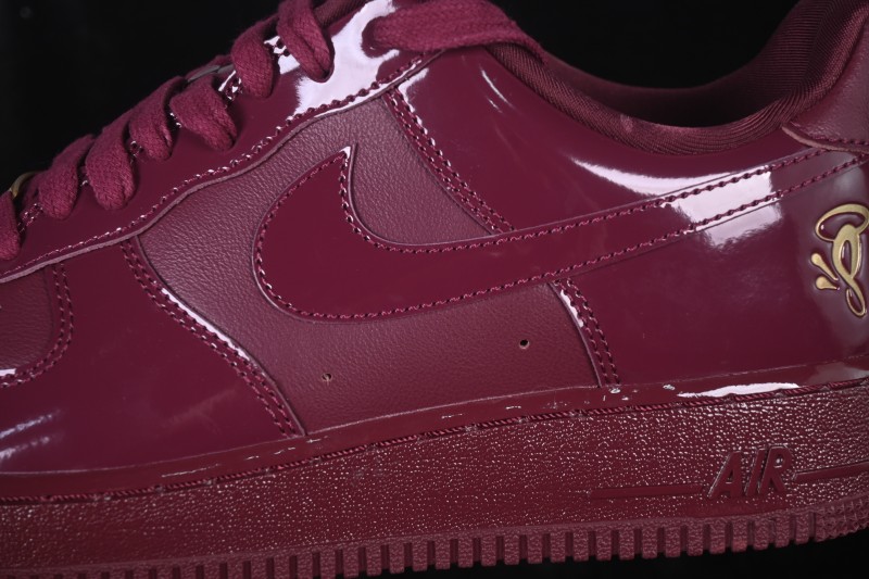 Nike Air Force 1 Low Central Cee Dark Beetroot Casual Skate Shoes - IO9970-638