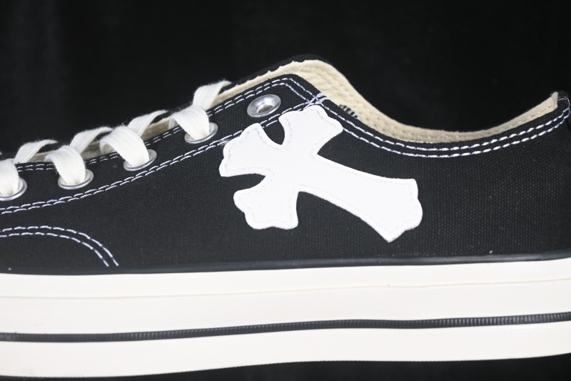Converse Chuck 70s Chrome Hearts Collaboration Low Top Canvas Shoes - 162058C